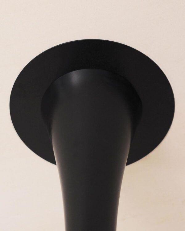 27.6" Round Dining Table with Marble Top and Iron Base